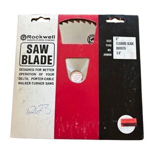 Vintage Rockwell No. B6005FB 6” Flooring Saw Blade 5/8” Arbor NOS